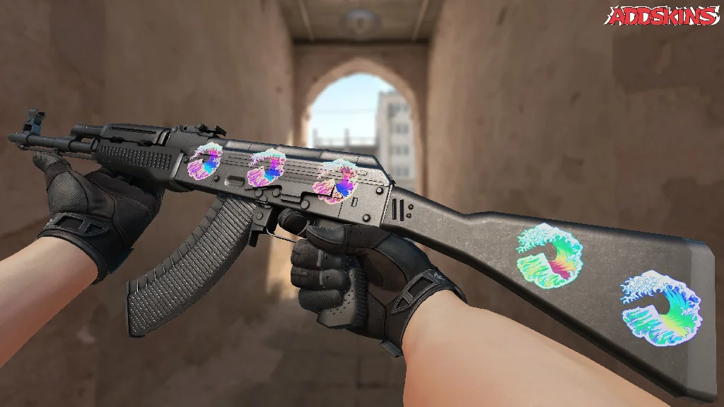 Sticker | Great Wave (Holo) inspecting