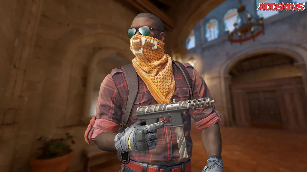 Tec-9 | Tiger Stencil pose-1