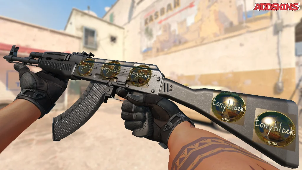 Sticker | tonyblack (Gold) | Katowice 2019 inspecting