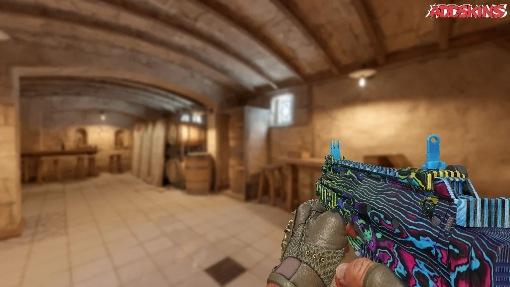 MP7 | Neon Ply holding