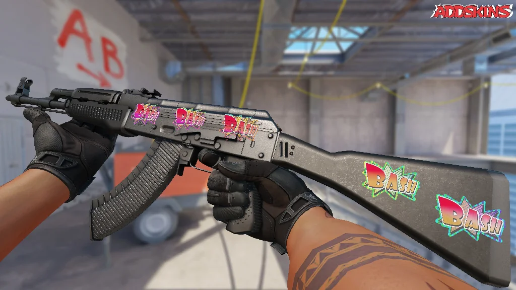 Sticker | Bash (Holo) inspecting