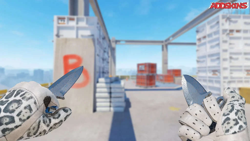 ★ Shadow Daggers | Damascus Steel holding