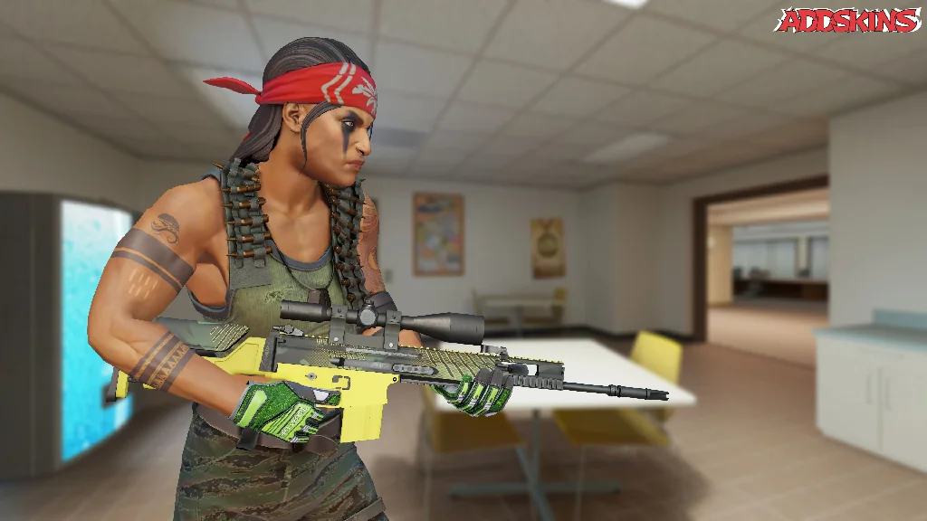 SCAR-20 | Jungle Slipstream pose-3