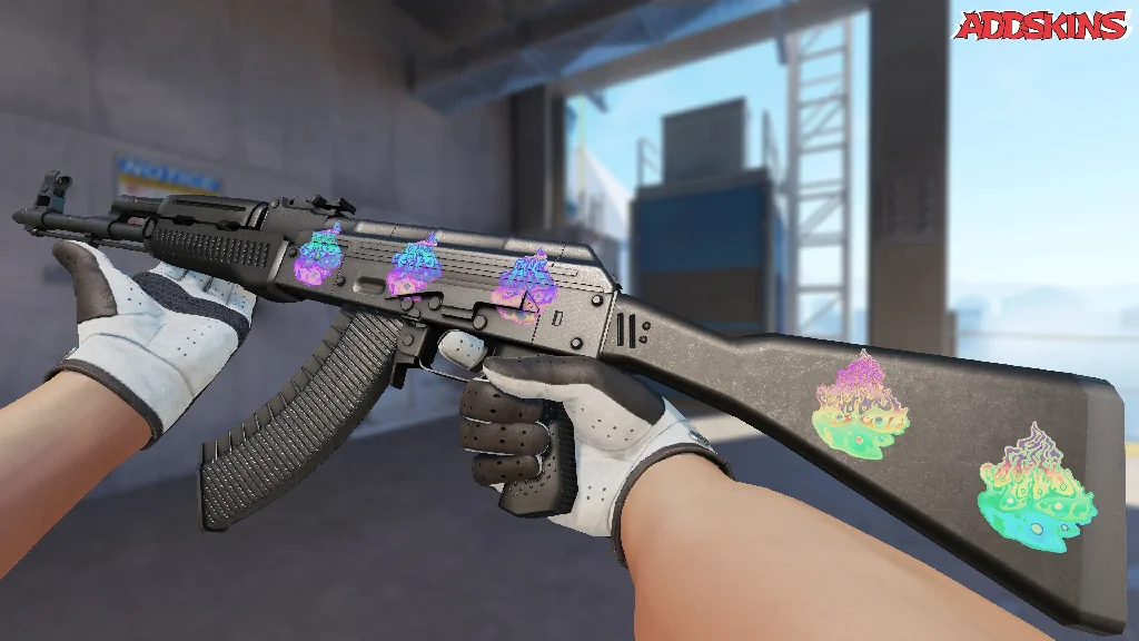 Sticker | Liquid Fire (Holo) inspecting