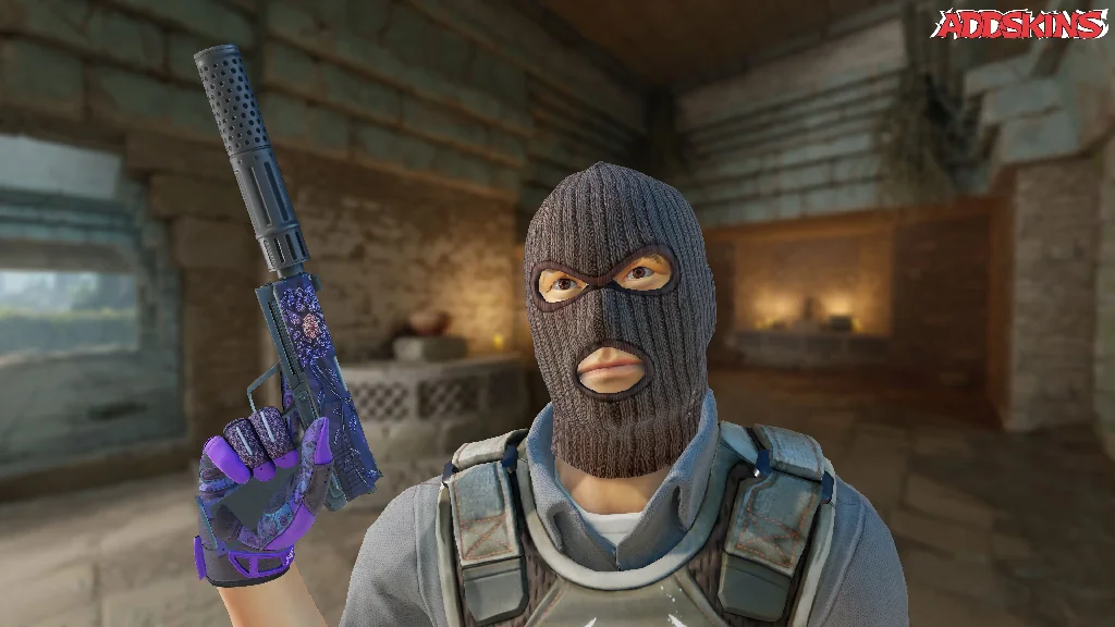 USP-S | Black Lotus pose-2