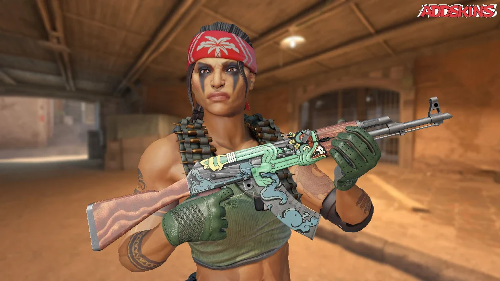 AK-47 | Fire Serpent pose-1