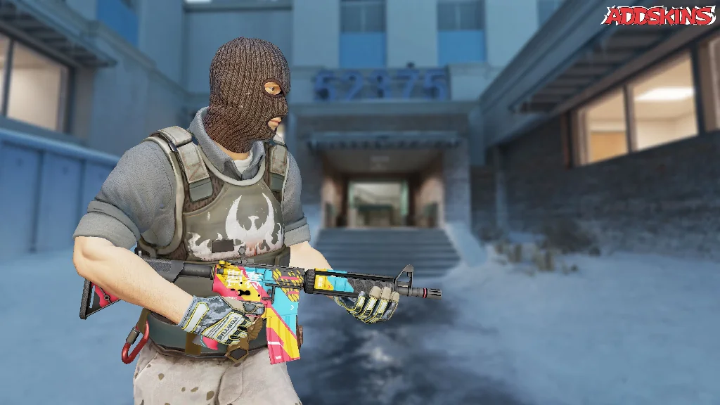 M4A4 | Cyber Security pose-3