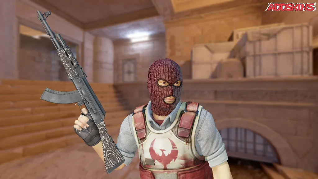 AK-47 | Black Laminate pose-2