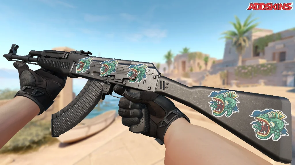 Sticker | Baby Fire Serpent inspecting