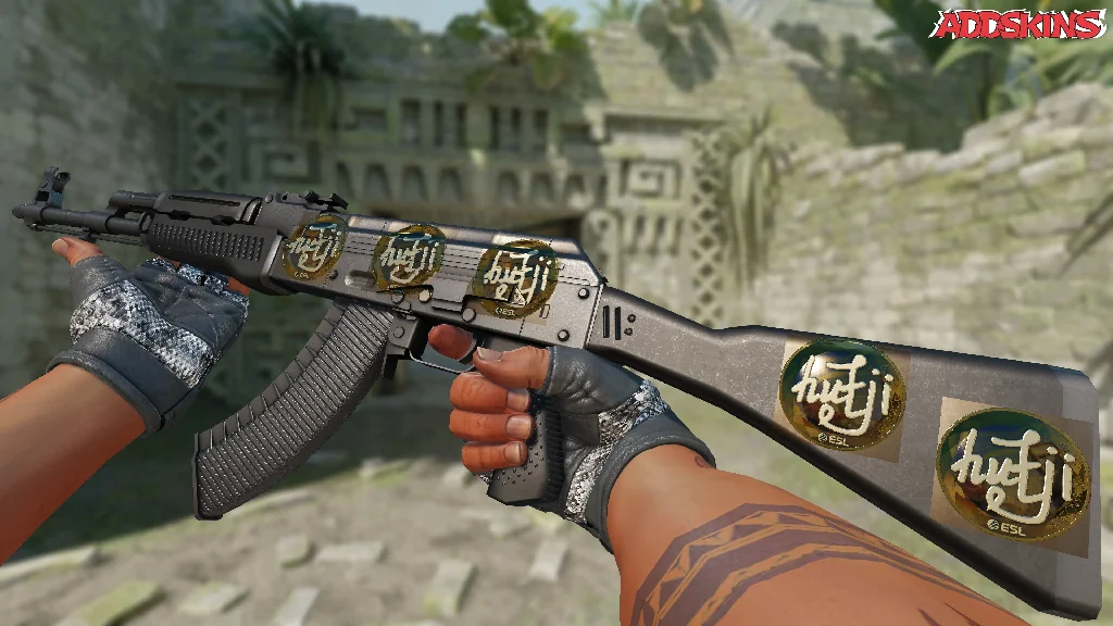 Sticker | hutji (Gold) | Katowice 2019 inspecting