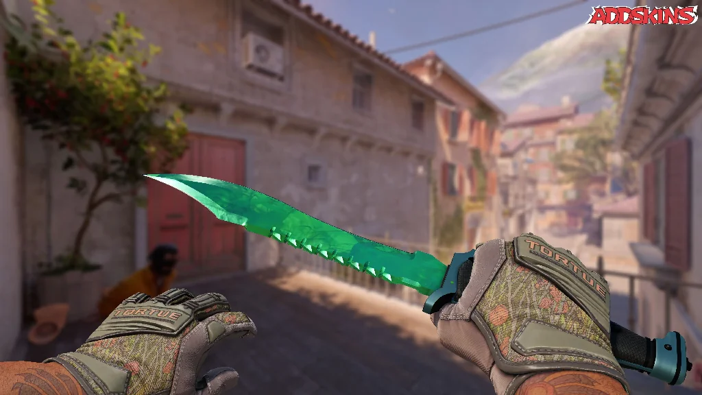 ★ Bowie Knife | Gamma Doppler Emerald holding