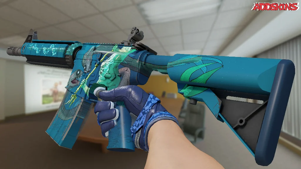M4A4 | Poseidon inspecting