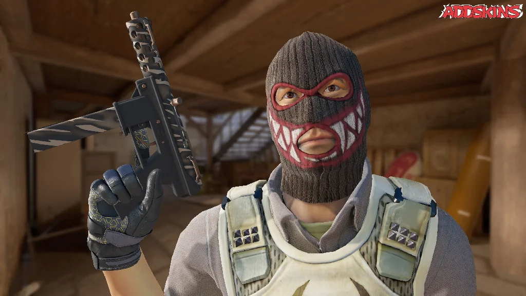 Tec-9 | Tiger Stencil pose-2
