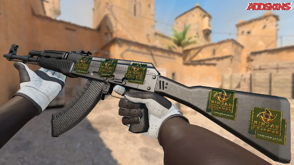 Sticker | Ninjas in Pyjamas (Gold) | DreamHack 2014 inspecting