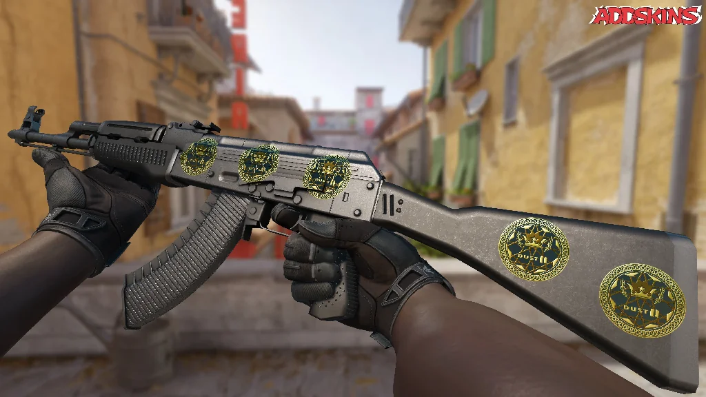 Sticker | Dust II (Gold) inspecting