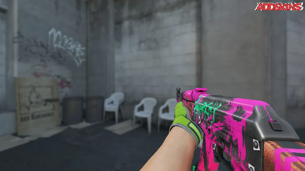 AK-47 | Neon Revolution holding