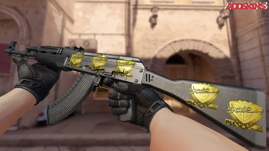 Sticker | shox (Gold) | Krakow 2017 inspecting