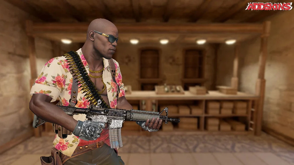 M4A4 | Etch Lord pose-3