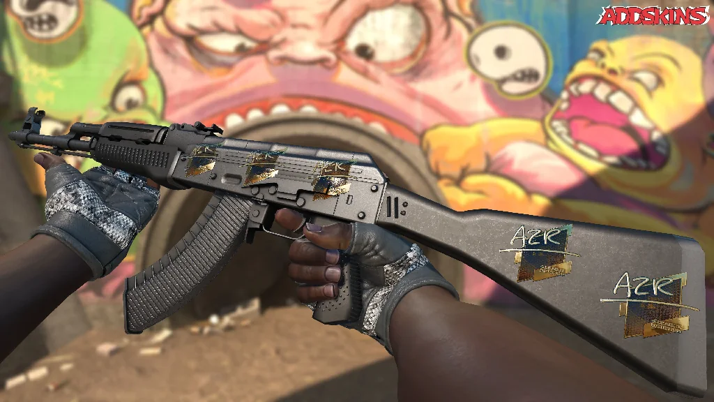 Sticker | AZR (Gold) | Boston 2018 inspecting