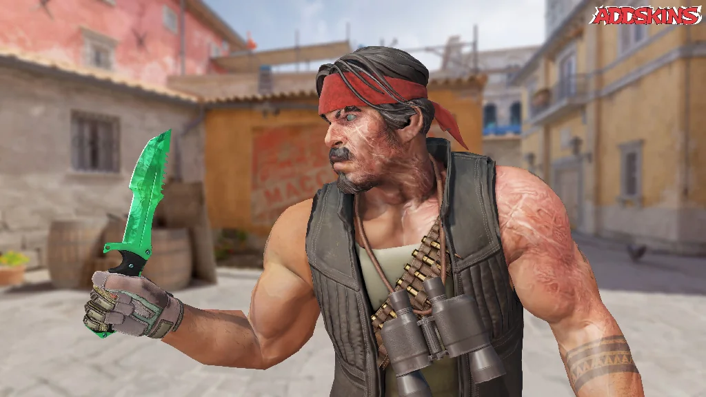 ★ Huntsman Knife | Gamma Doppler Emerald pose-2
