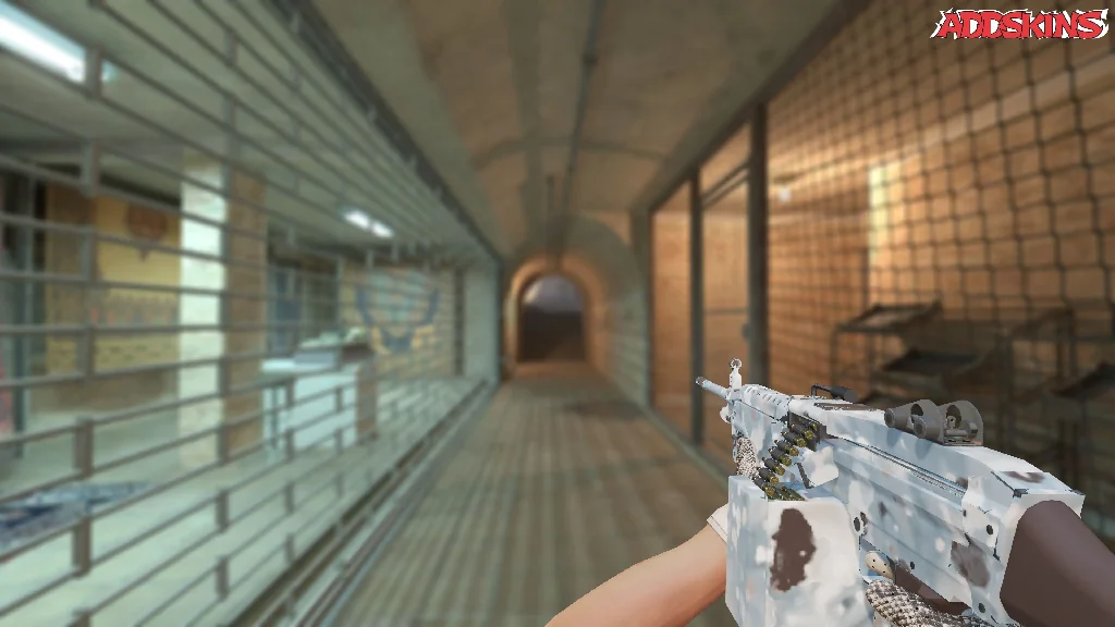 M249 | Blizzard Marbleized holding