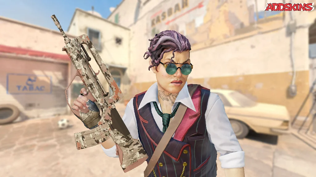FAMAS | CaliCamo pose-2