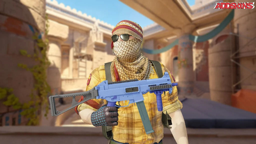 UMP-45 | Indigo pose-1