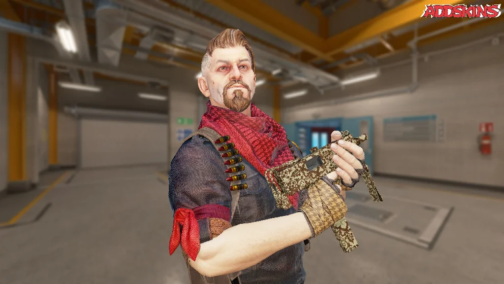 MAC-10 | Sienna Damask pose-3