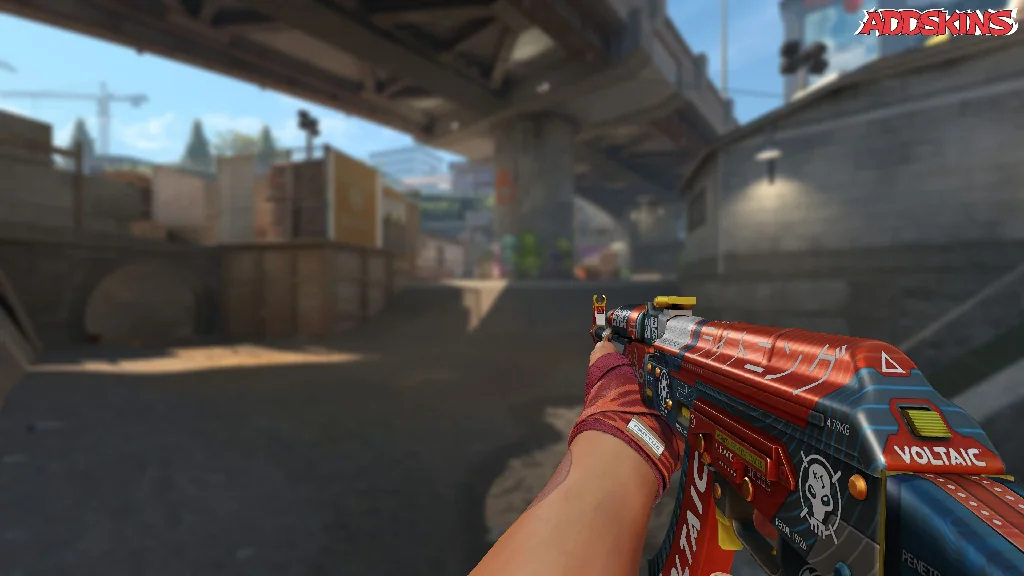 AK-47 | Bloodsport holding