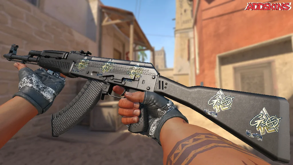 Sticker | gxx- (Gold) | Paris 2023 inspecting