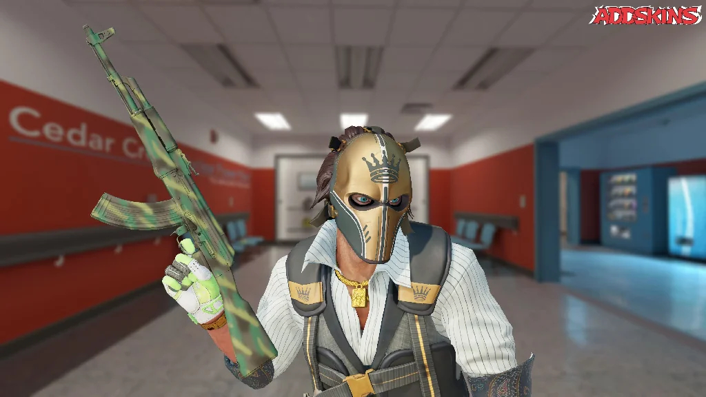 AK-47 | Jungle Spray pose-2