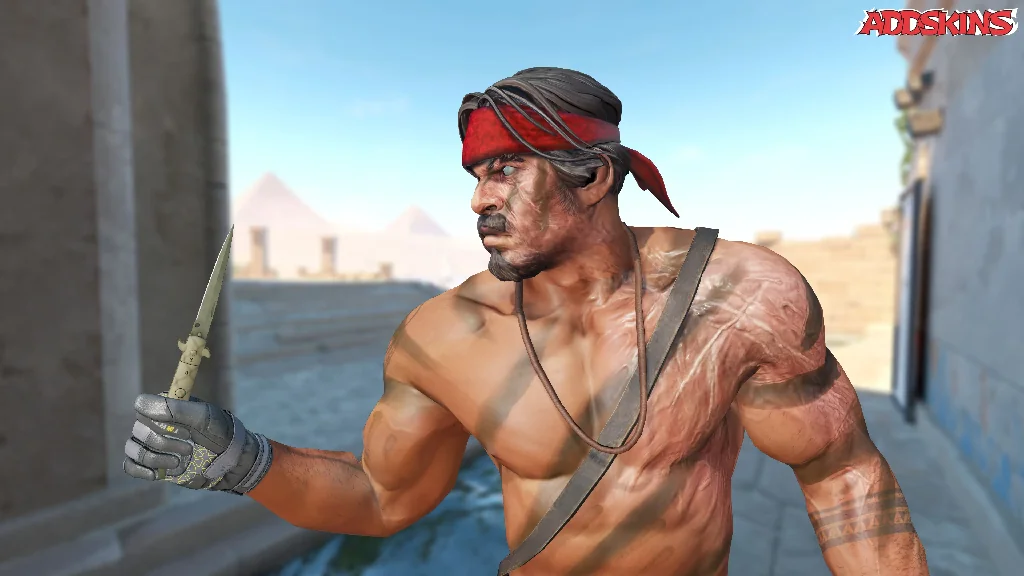 ★ Stiletto Knife | Safari Mesh pose-2