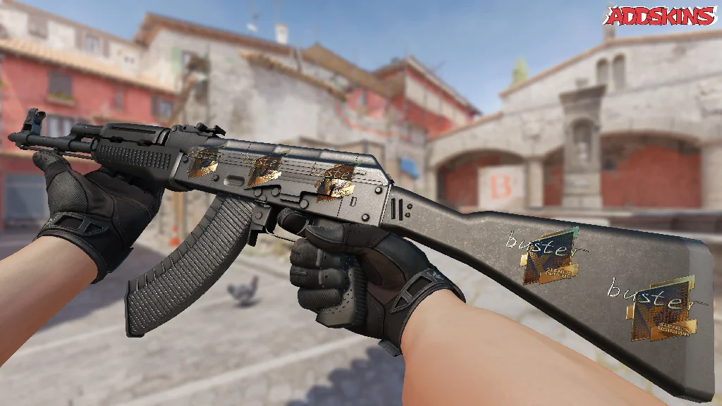 Sticker | buster (Gold) | Boston 2018 inspecting