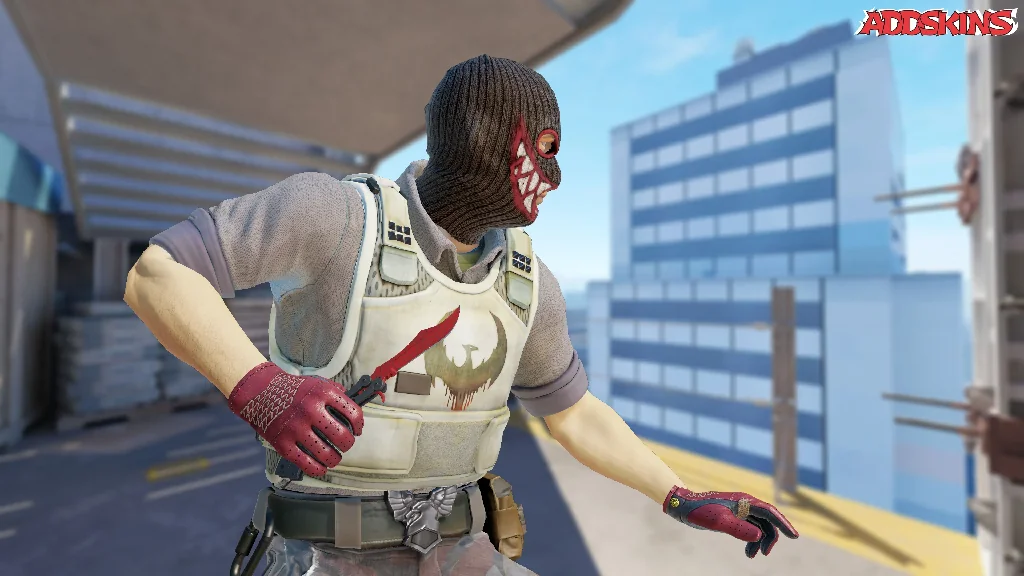 ★ Butterfly Knife | Crimson Web pose-3