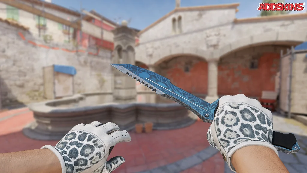 ★ Huntsman Knife | Damascus Steel holding