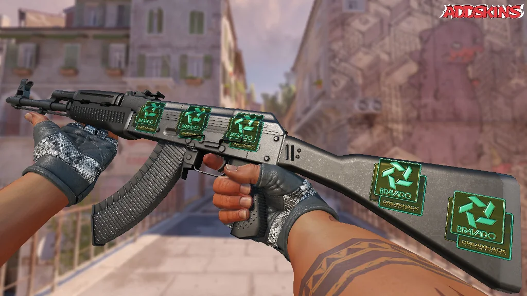 Sticker | Bravado Gaming (Gold) | DreamHack 2014 inspecting