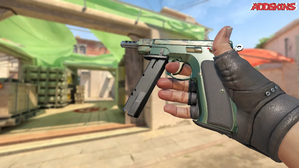 CZ75-Auto | Army Sheen inspecting