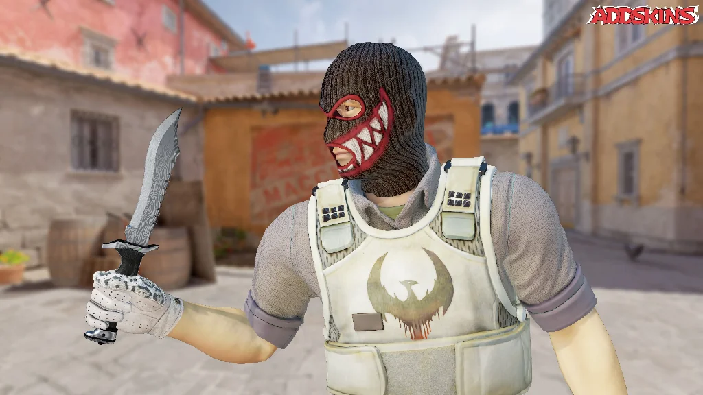 ★ Bowie Knife | Damascus Steel pose-2