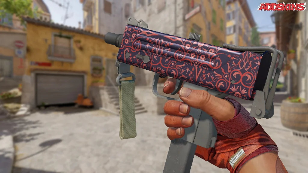 MAC-10 | Red Filigree inspecting