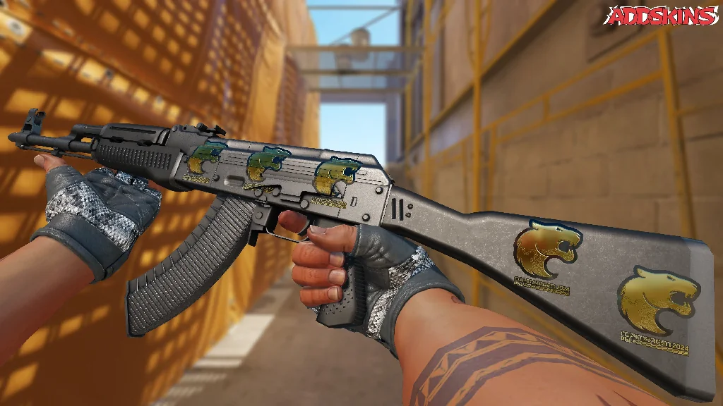 Sticker | FURIA (Gold) | Copenhagen 2024 inspecting