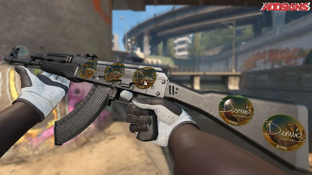 Sticker | dennis (Gold) | Katowice 2019 inspecting