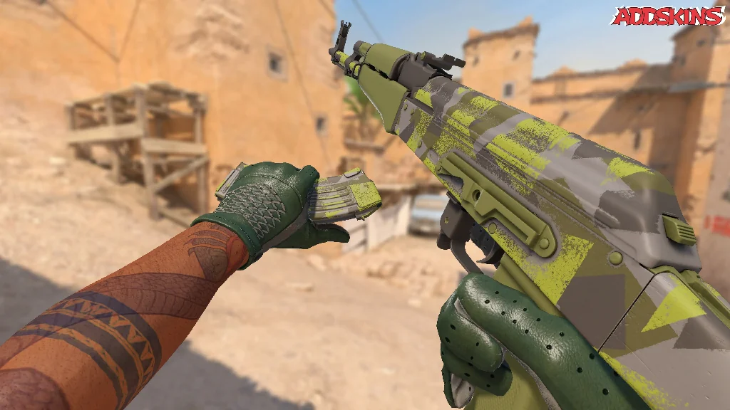 AK-47 | Olive Polycam reloading