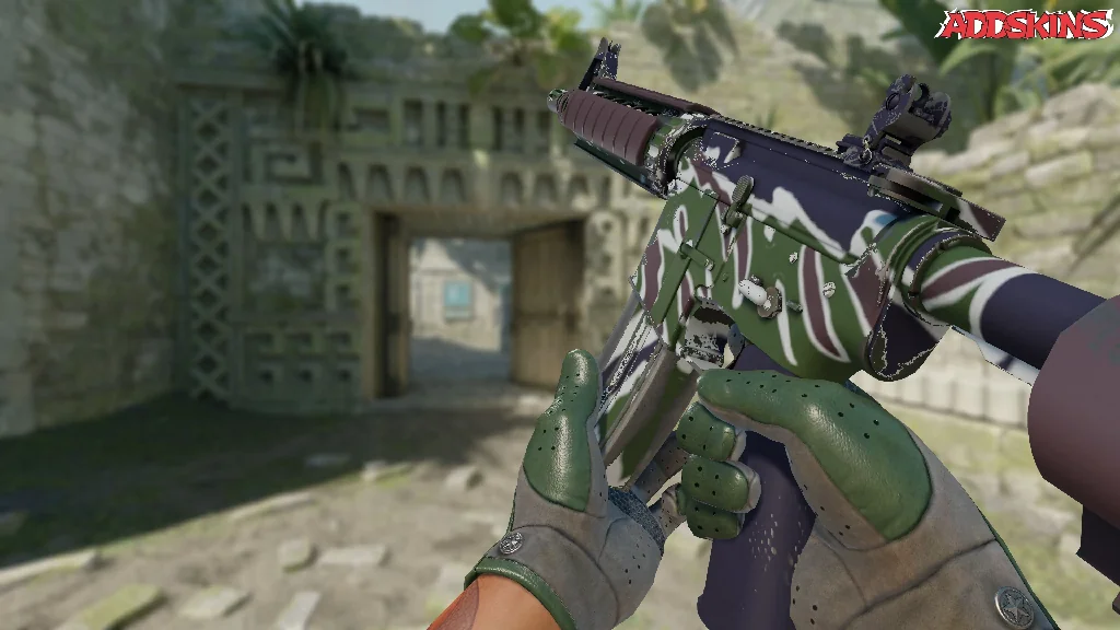 M4A4 | Jungle Tiger reloading