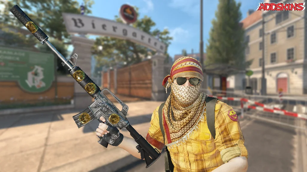 Sticker | flusha (Gold) | Katowice 2019 pose-2