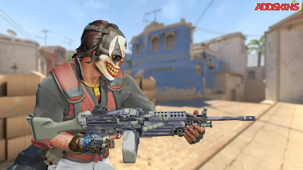 M249 | Sage Camo pose-3