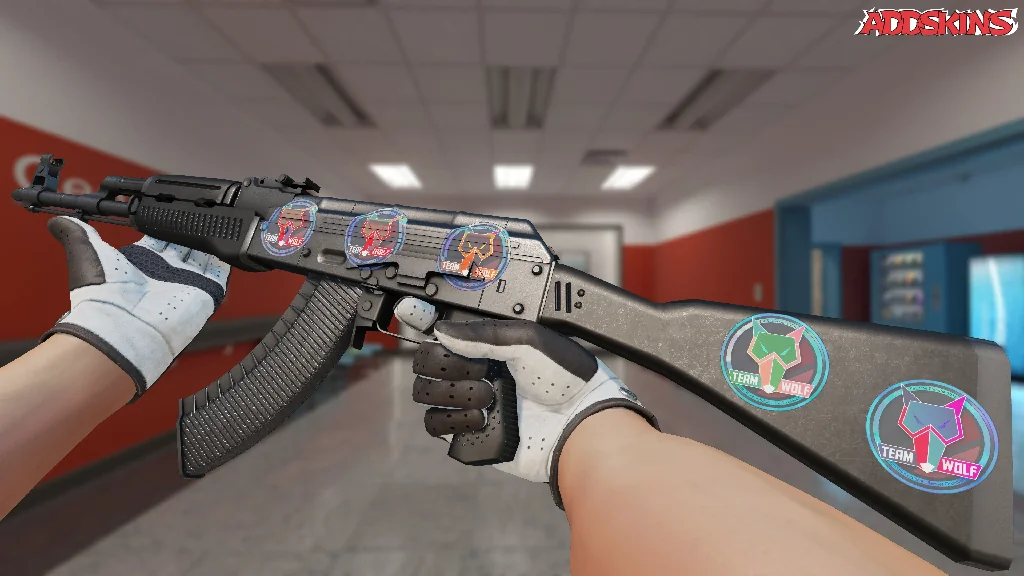 Sticker | MTS GameGod Wolf (Holo) | Cologne 2014 inspecting