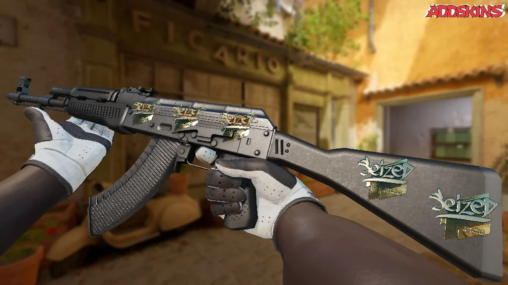 Sticker | seized (Gold) | Boston 2018 inspecting