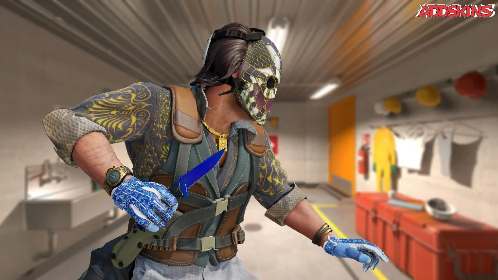 ★ Nomad Knife | Doppler Sapphire pose-3