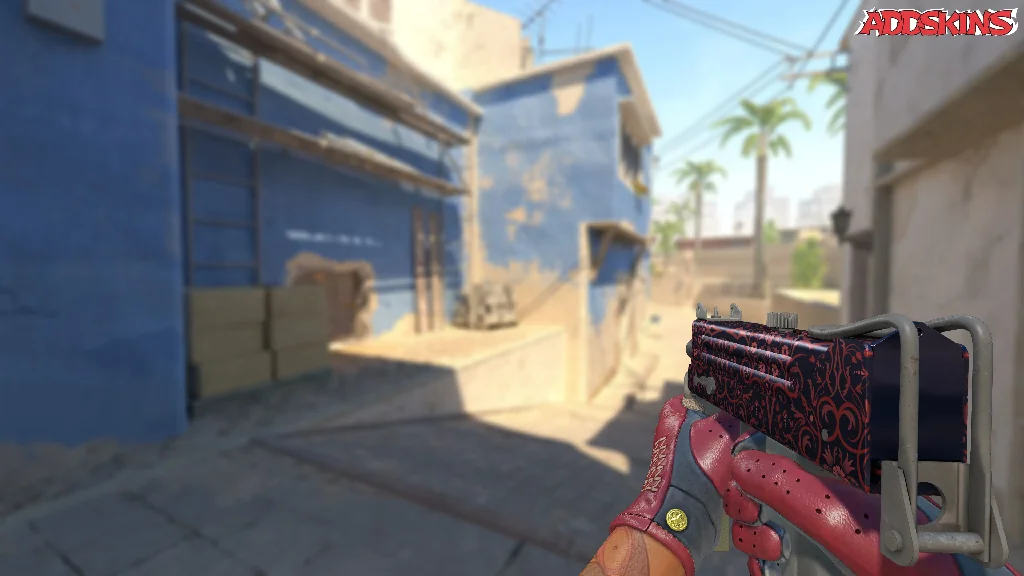 MAC-10 | Red Filigree holding