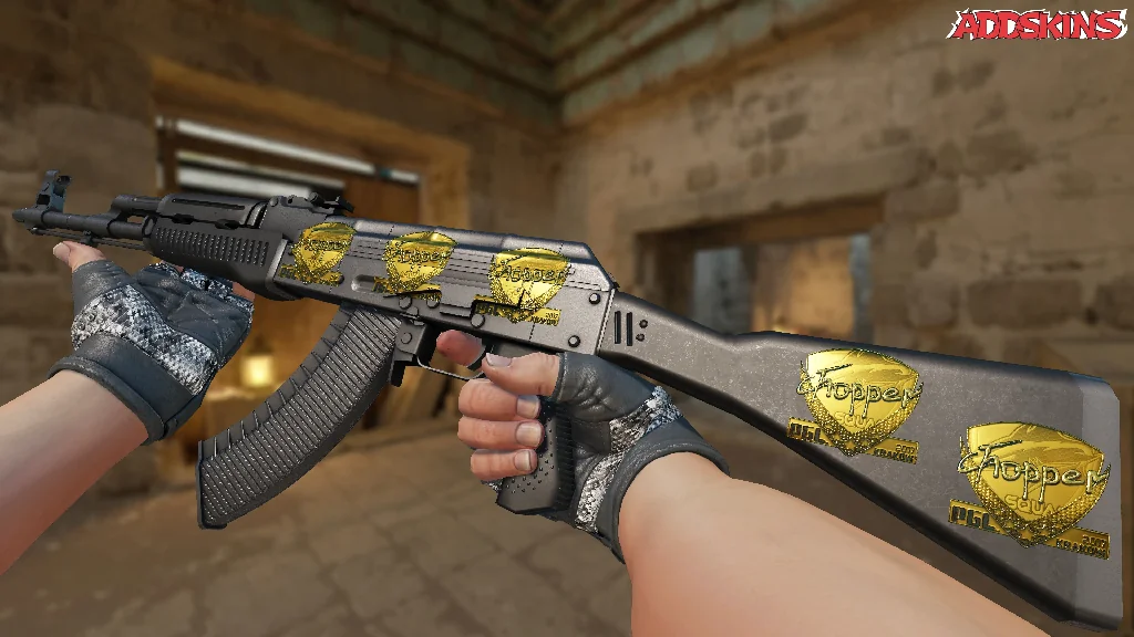 Sticker | chopper (Gold) | Krakow 2017 inspecting